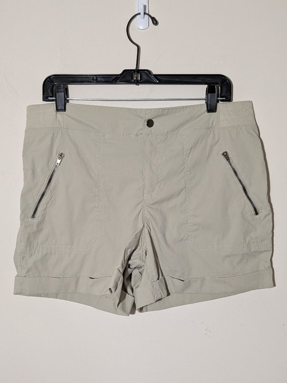 Halcyon Neutral Cuffed Shirts Sz Large Cream